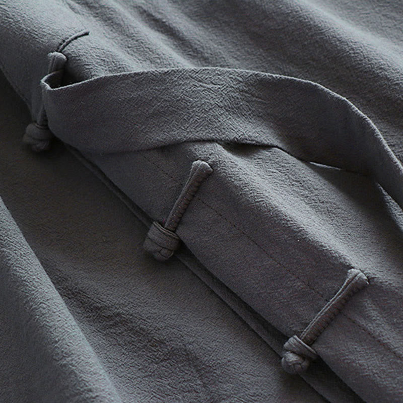Flowing Three-Quarter Sleeve Tai Chi Ceremony Robe