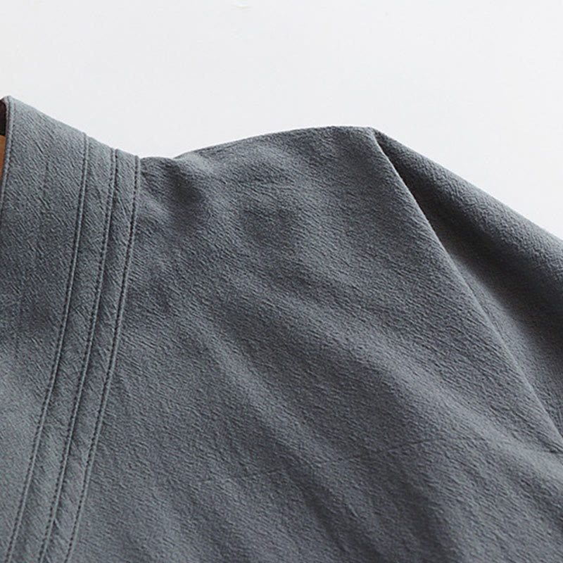 Flowing Three-Quarter Sleeve Tai Chi Ceremony Robe