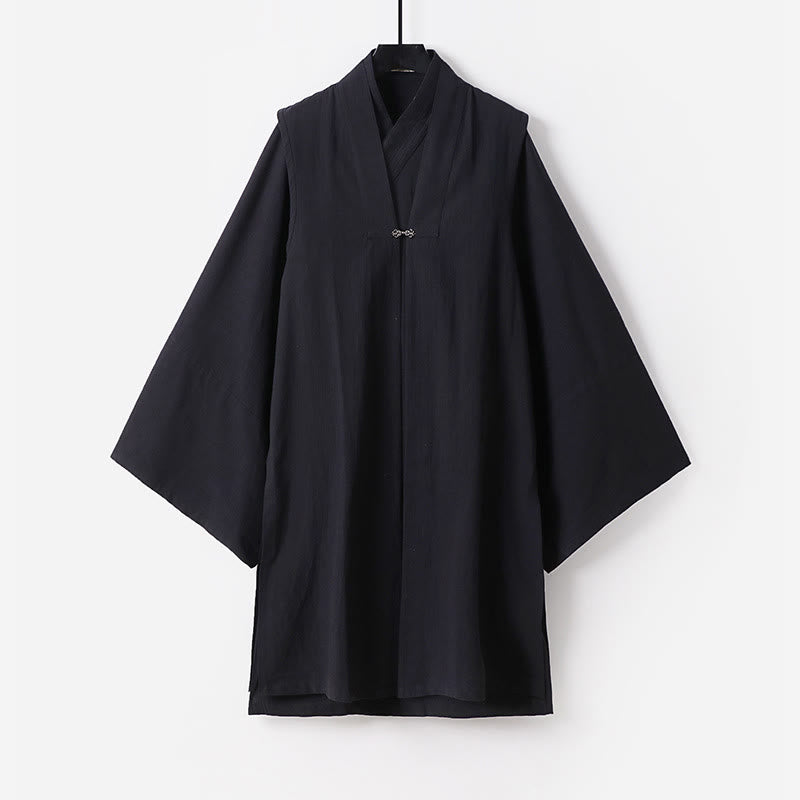 Flowing Layered Qigong Ceremony Men's Taoist Robe Set