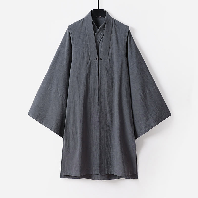 Flowing Layered Qigong Ceremony Men's Taoist Robe Set