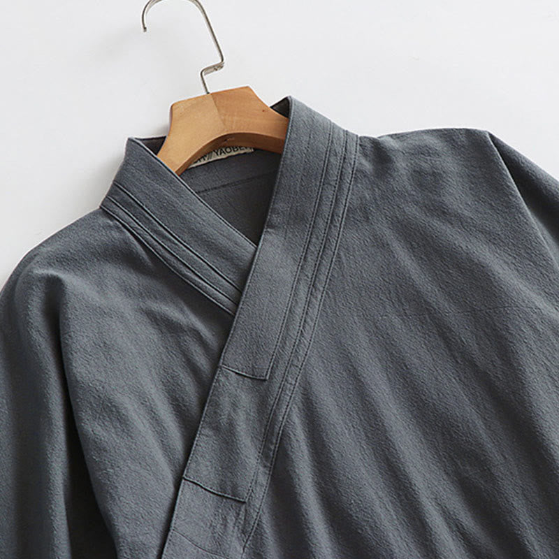 Flowing Layered Qigong Ceremony Men's Taoist Robe Set
