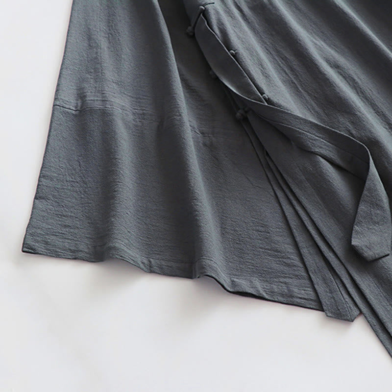 Flowing Layered Qigong Ceremony Men's Taoist Robe Set
