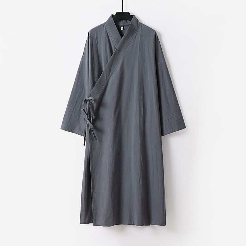 Flowing Ceremonial Long Sleeve Tai Chi Men's Taoist Robe