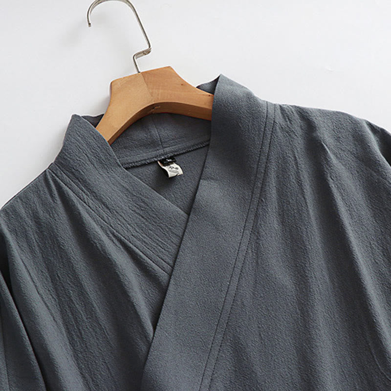 Flowing Ceremonial Long Sleeve Tai Chi Men's Taoist Robe