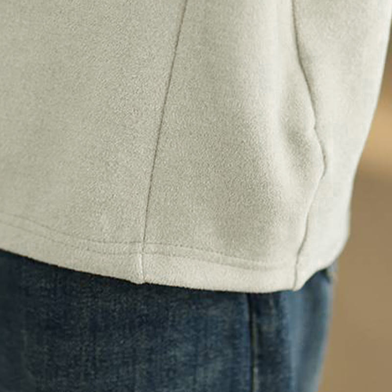 Structured Cotton Minimalist Grounding Women's Hoodie