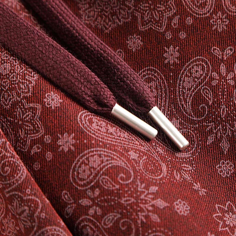 Casual Floral Pattern Polyester Women's Wide Leg Pants With Pockets