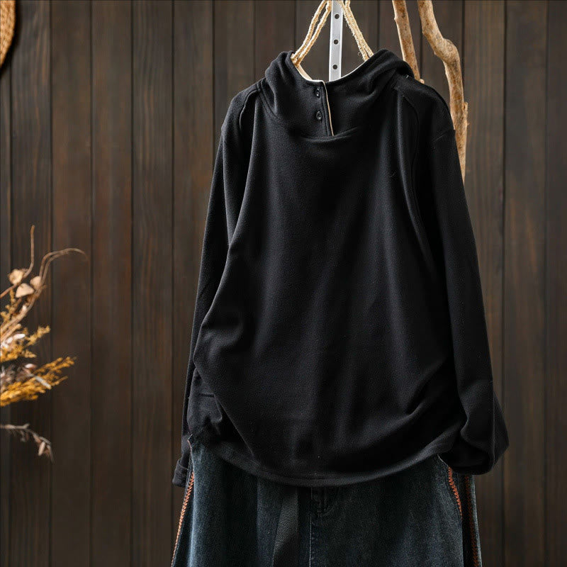 Structured Heavyweight Cotton Grounding Meditation Hoodie