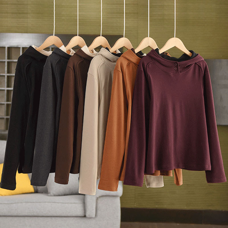 Structured Heavyweight Cotton Grounding Meditation Hoodie