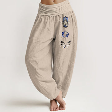 Pure Cotton Printed Grounding Meditation Harem Pants