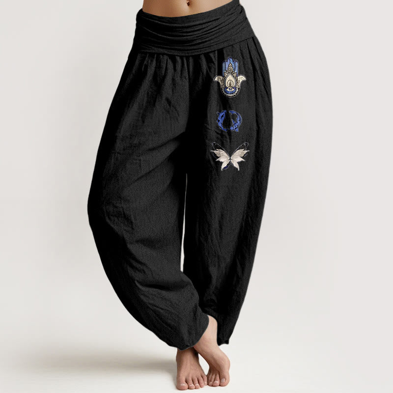 Pure Cotton Printed Grounding Meditation Harem Pants