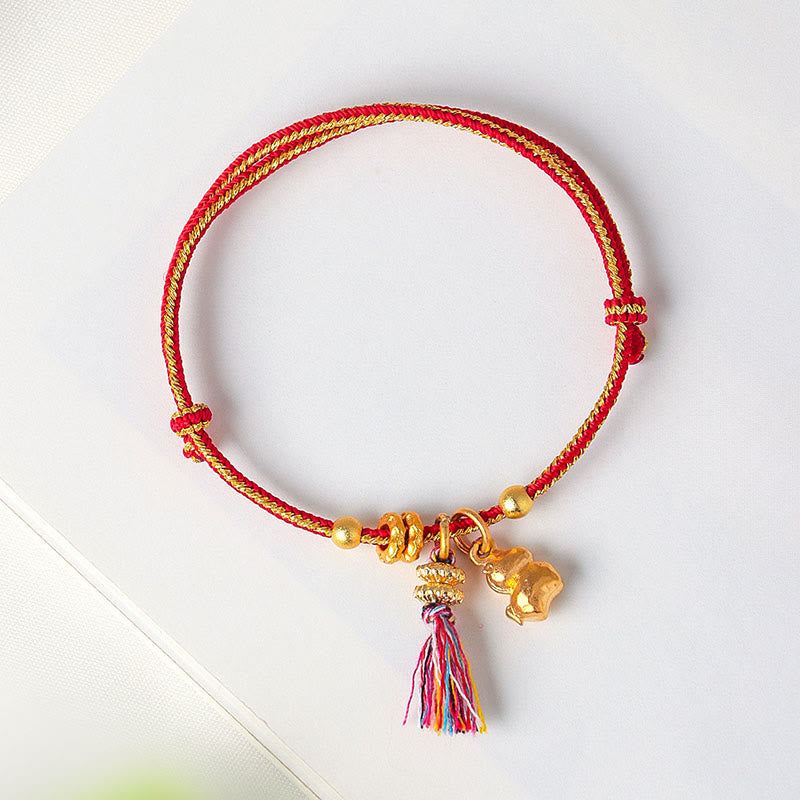 Year Of The Horse Success Strength Braided String Adjustable Bracelet
