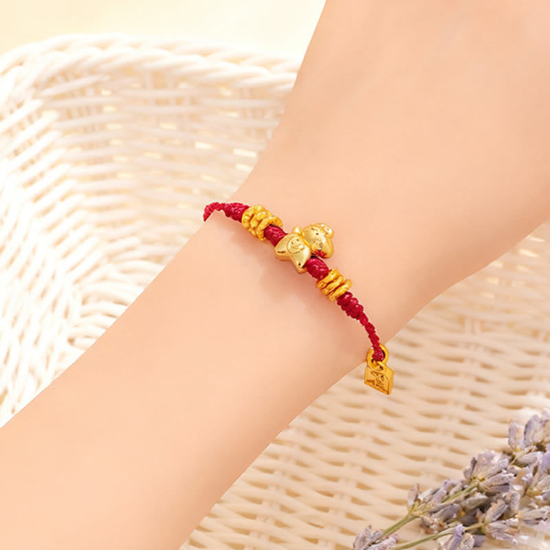 Year Of The Horse Success Strength Braided String Adjustable Bracelet