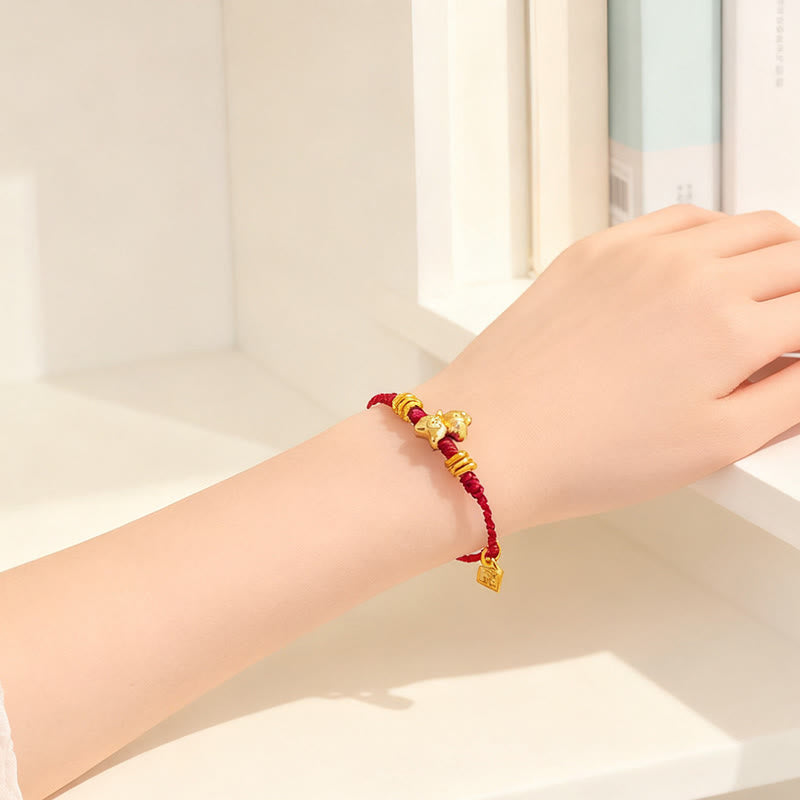 Year Of The Horse Success Strength Braided String Adjustable Bracelet