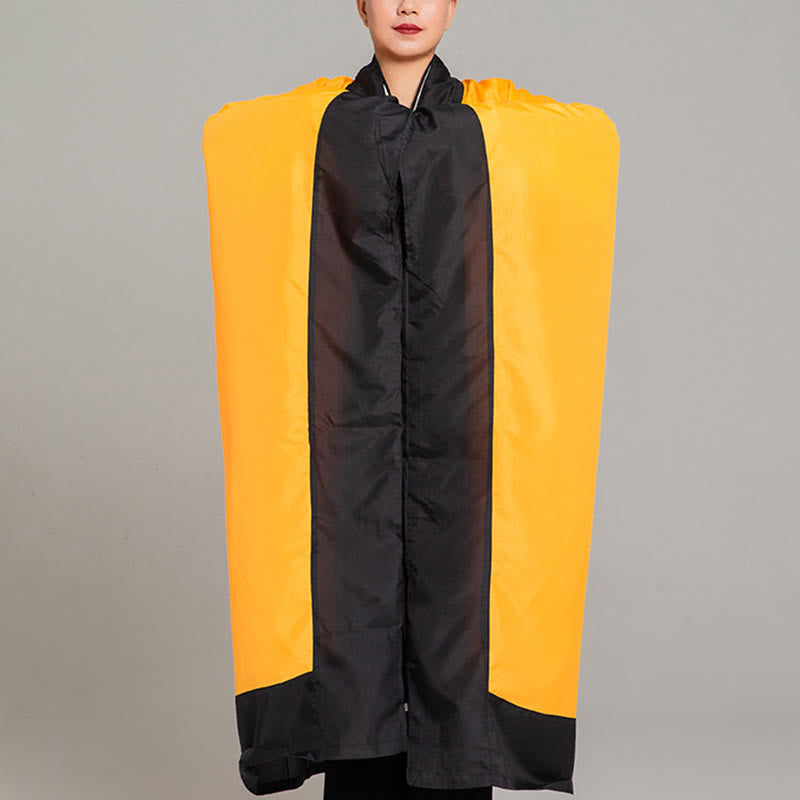 Wudang Solid Color Long Wide Sleeve Unisex Taoist Robe Kimono For Qigong Tai Chi Ceremony