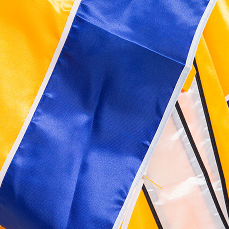 Wudang Crane Embroidery Long Wide Sleeve Unisex Taoist Robe Gown Kimono For Qigong Tai Chi Ceremony