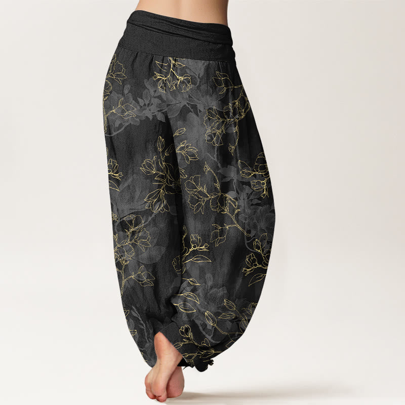Pure Cotton Floral Print Mindful Harem Pants