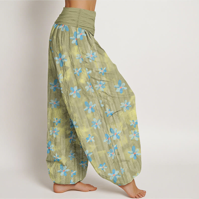 Tactile Cotton Pleated Waistband Mindful Harem Pants