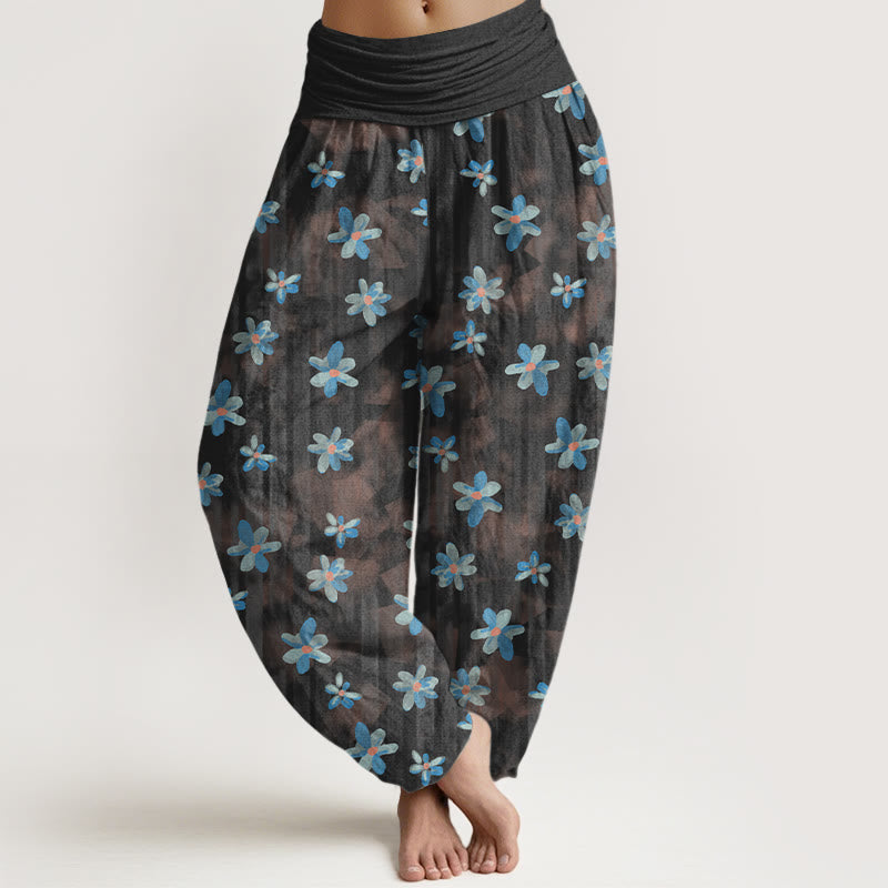 Tactile Cotton Pleated Waistband Mindful Harem Pants