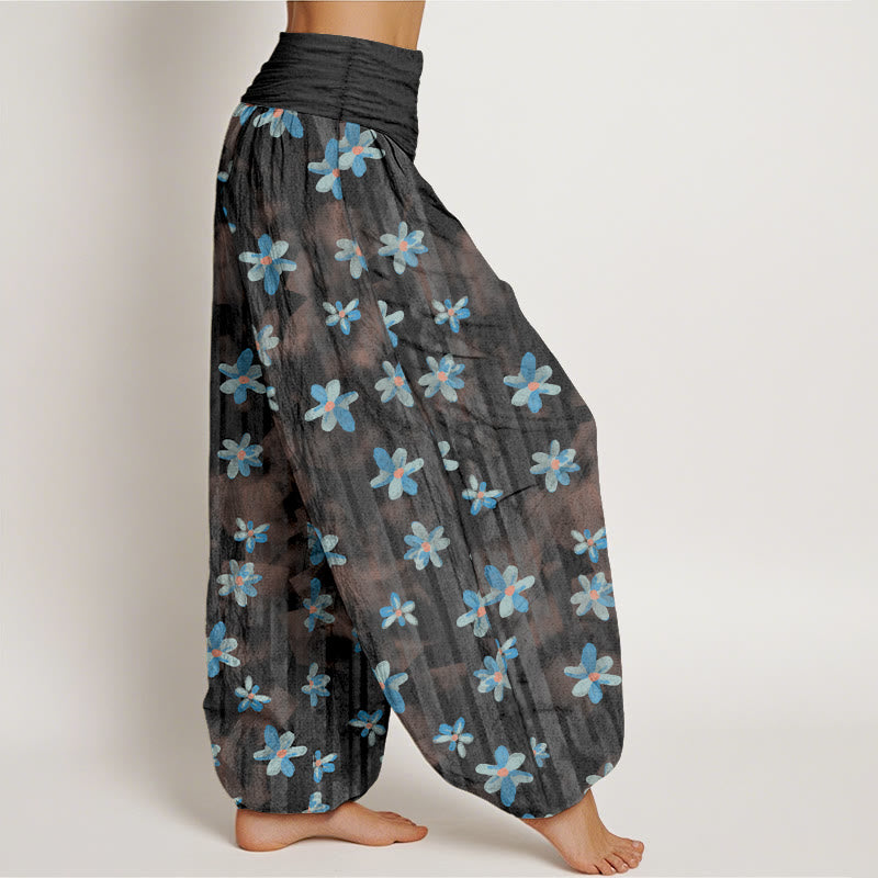 Tactile Cotton Pleated Waistband Mindful Harem Pants