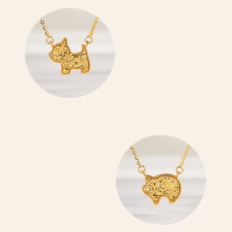 Year Of The Horse Chinese Zodiac 925 Sterling Silver Coin Design Blessing Chain Necklace Pendants