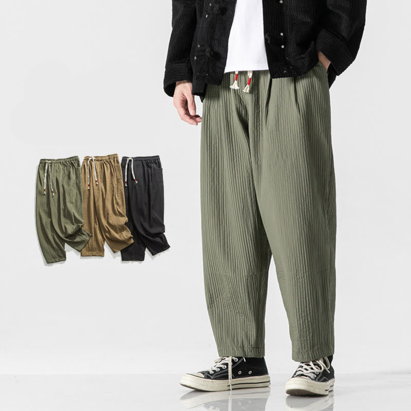 Tactile Slim-Fit Grounding Men's Harem Pants
