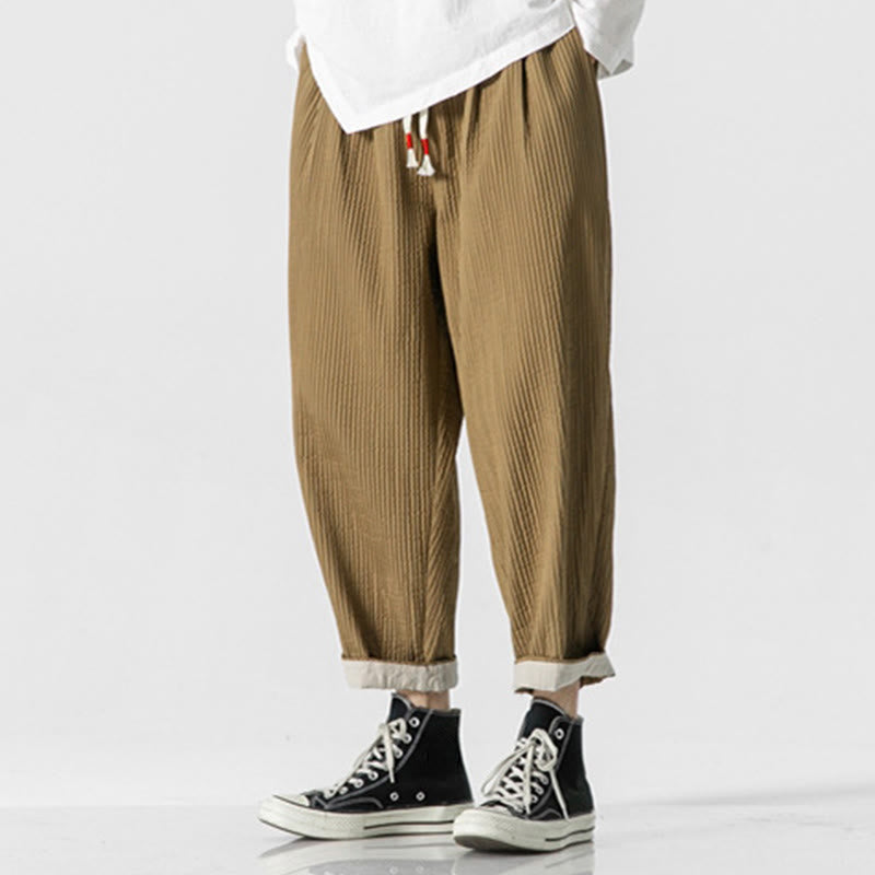 Tactile Slim-Fit Grounding Men's Harem Pants