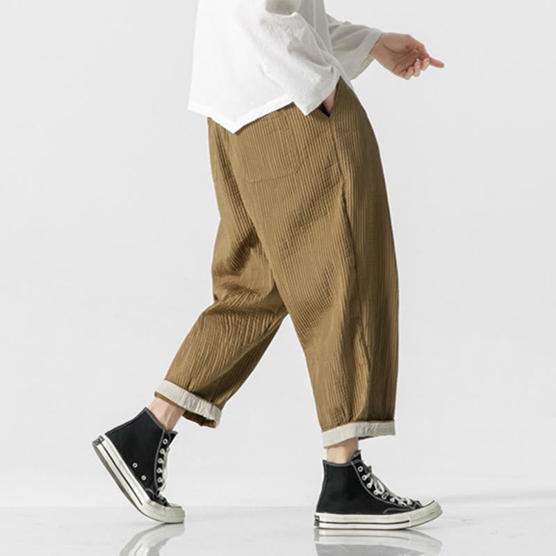 Tactile Slim-Fit Grounding Men's Harem Pants