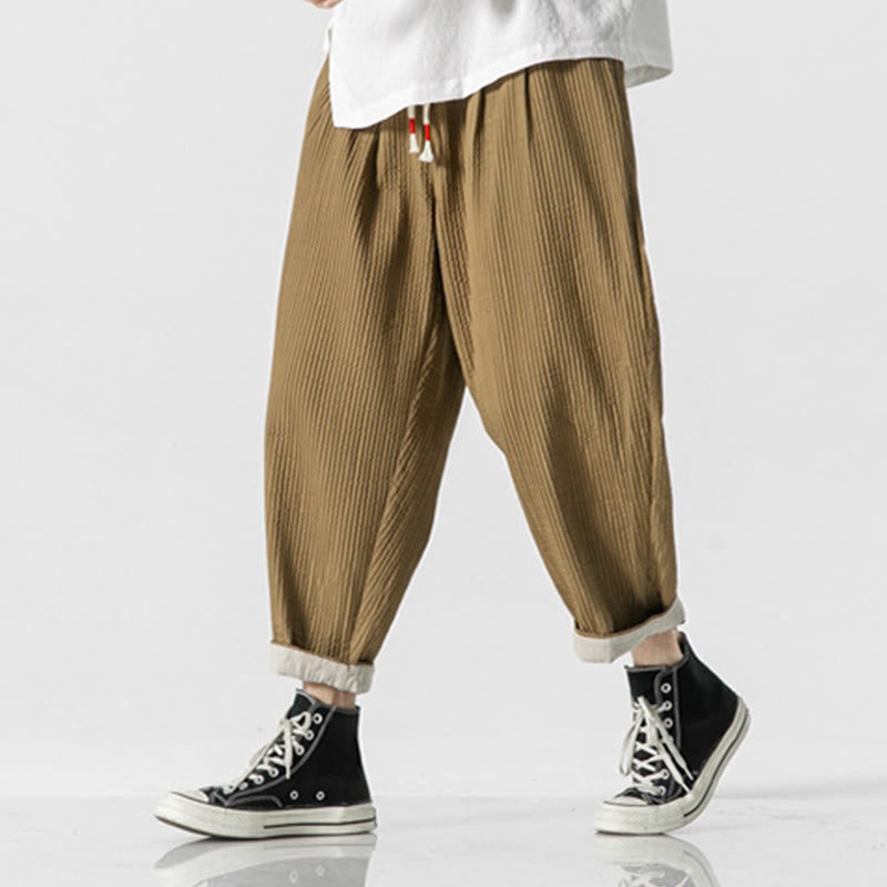 Tactile Slim-Fit Grounding Men's Harem Pants