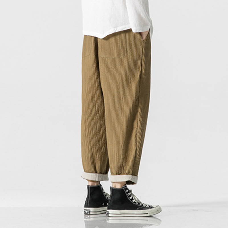 Tactile Slim-Fit Grounding Men's Harem Pants