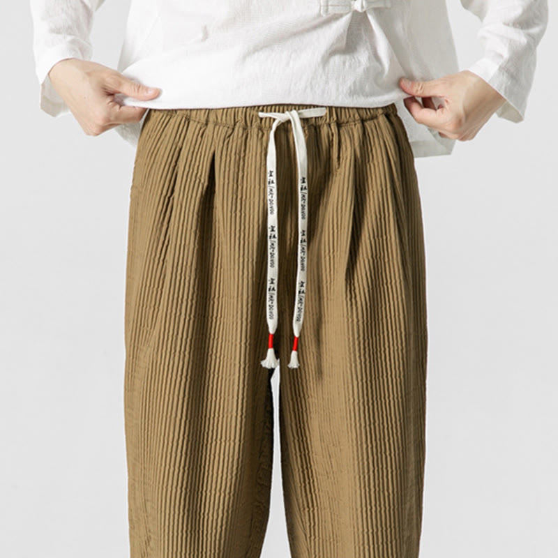 Tactile Slim-Fit Grounding Men's Harem Pants