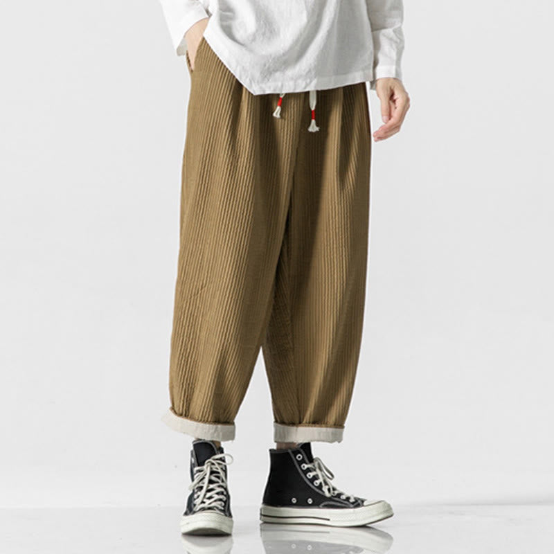 Tactile Slim-Fit Grounding Men's Harem Pants