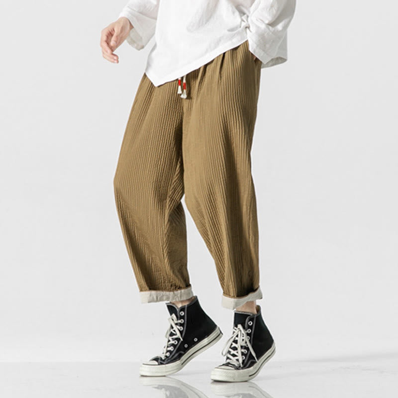Tactile Slim-Fit Grounding Men's Harem Pants