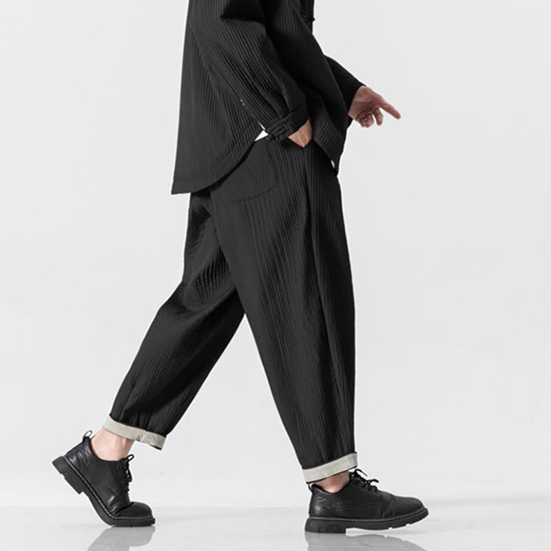 Tactile Slim-Fit Grounding Men's Harem Pants