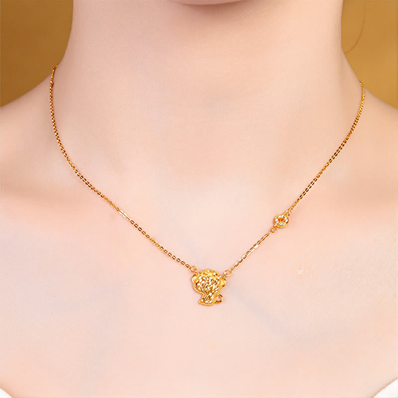 Year Of The Horse Chinese Zodiac 925 Sterling Silver Coin Design Blessing Chain Necklace Pendants