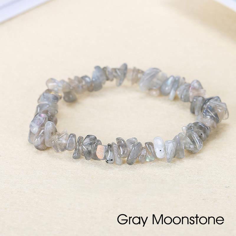 Irregular Cut Crystal Stone Bracelet | Natural Energy Anchor