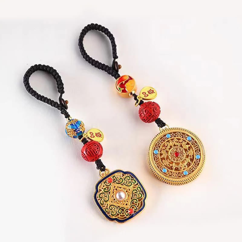 Fu Character Blessing Ruyi Charm Key Chain