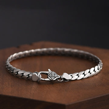 Double Dorje Vajra Strength Punk Copper Chain Bracelet Necklace