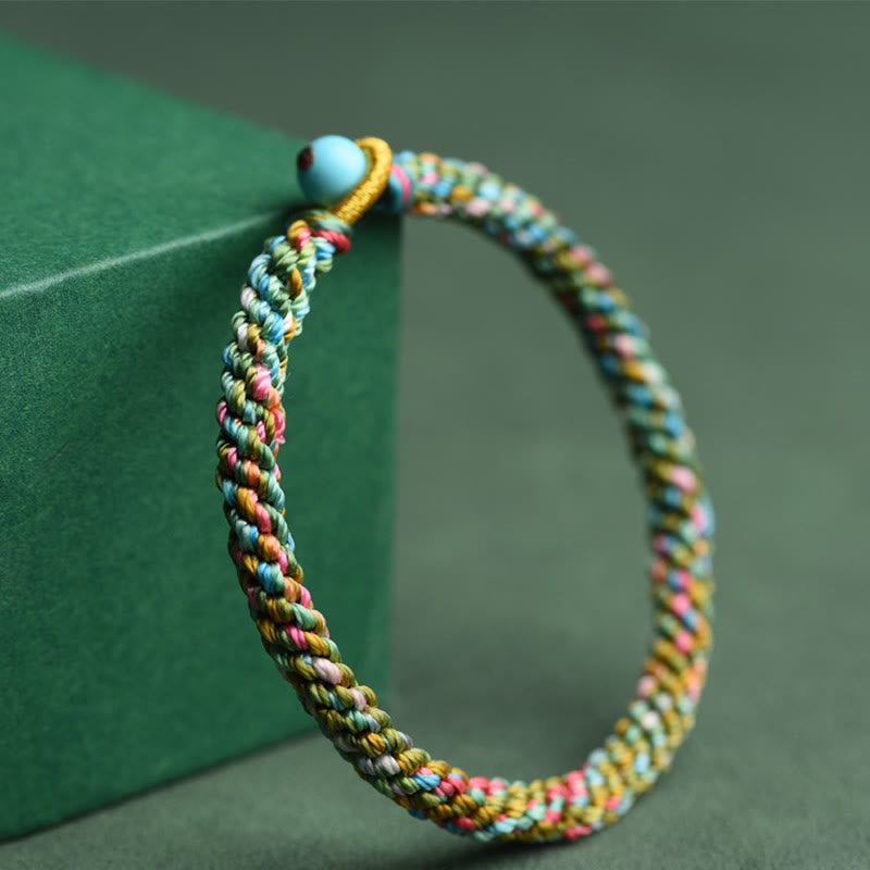 Colorful Rope Luck Handcrafted Braided Child Adult Bracelet