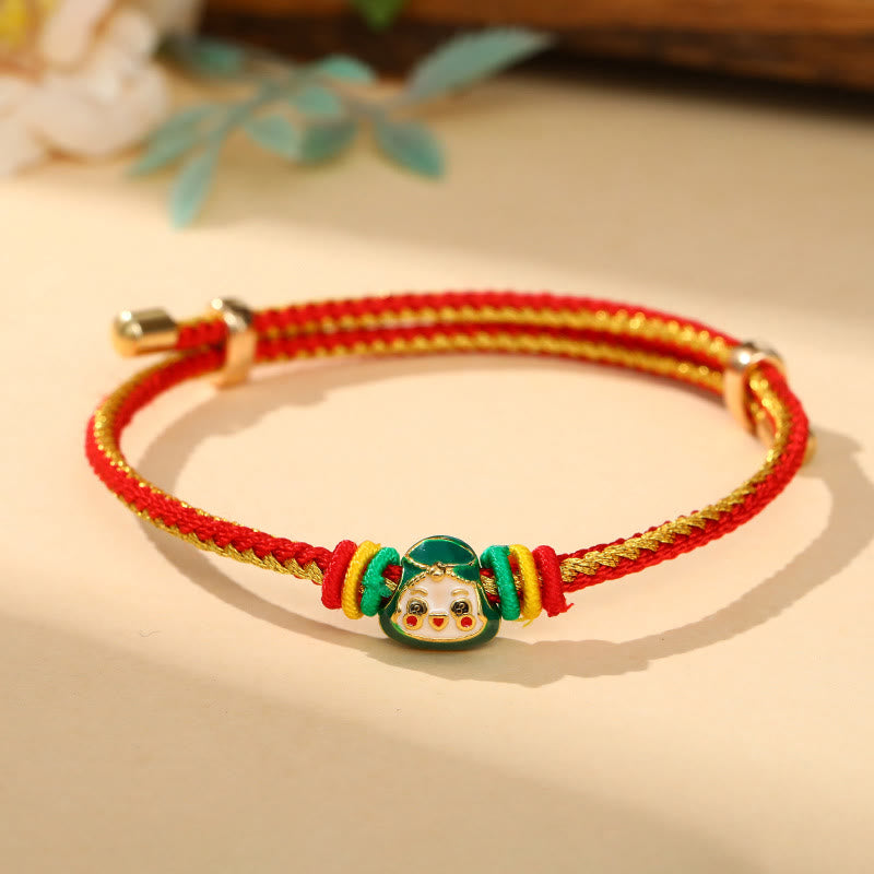Colorful Rope Zongzi Pattern Luck Handmade Child Adult Bracelet
