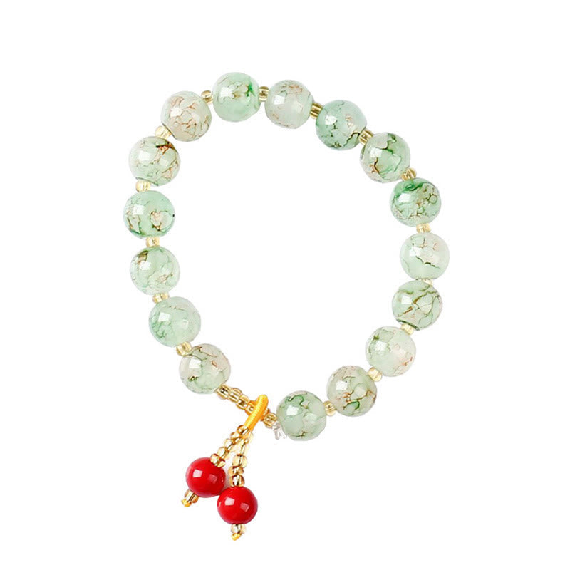 Liuli Glass Bead Blessing Harmony Bracelet