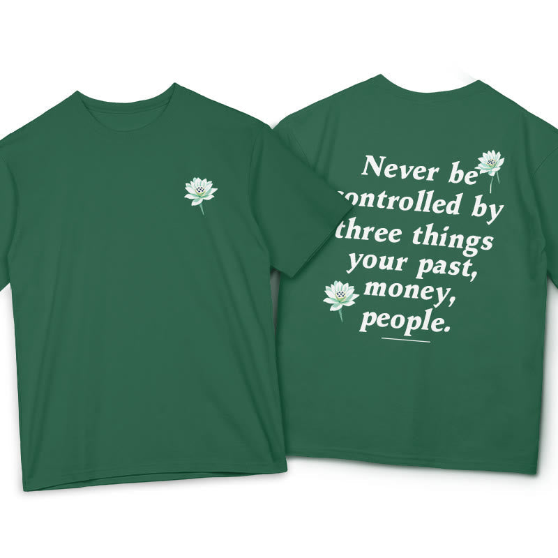 Pure Cotton Lotus Self-Mastery Graphic T-Shirt