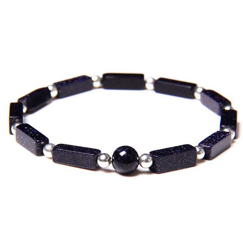 Natural Crystal Amethyst Tiger Eye Spiritual Balance Bracelet