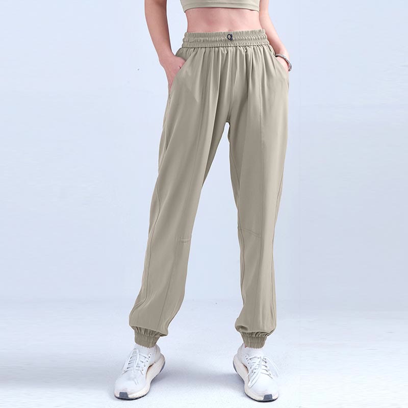 High Waist Fitness Yoga Sports Jogger Track Pants With Pockets Sweatpants