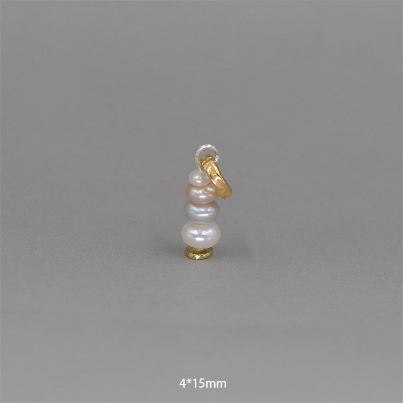 Zen Cairn Labradorite Various Crystals Calm Pendant Necklace