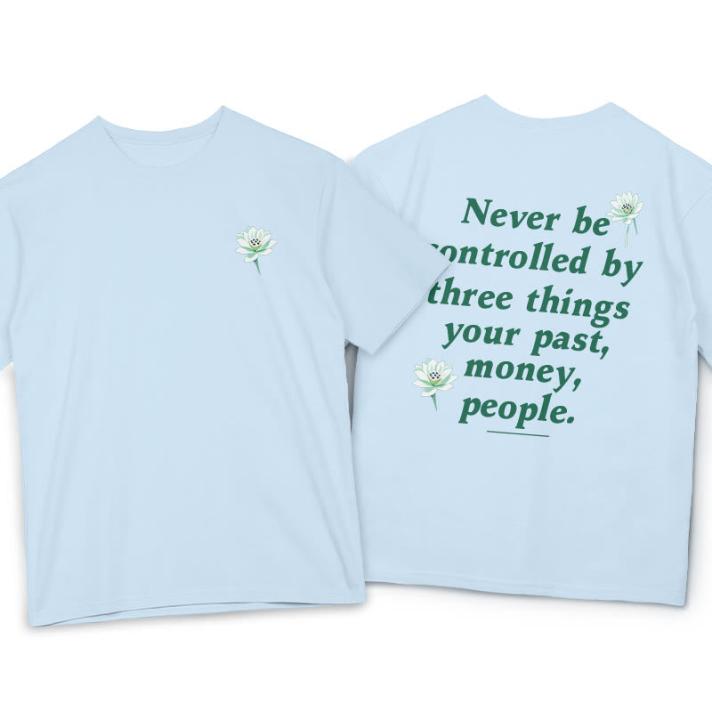 Pure Cotton Lotus Self-Mastery Graphic T-Shirt