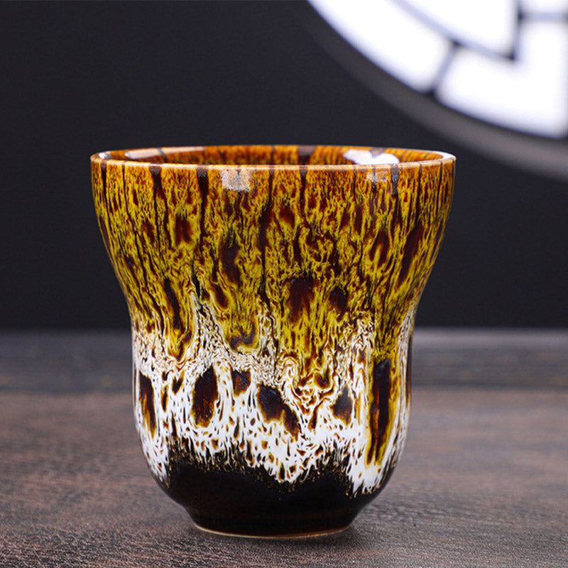 Vintage Kiln Change Design Ceramic Coffee Mug Tea Cup 150ml