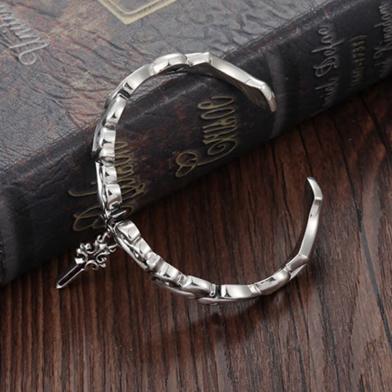 Viking Style Twisted Braided Pattern Copper Balance Bracelet