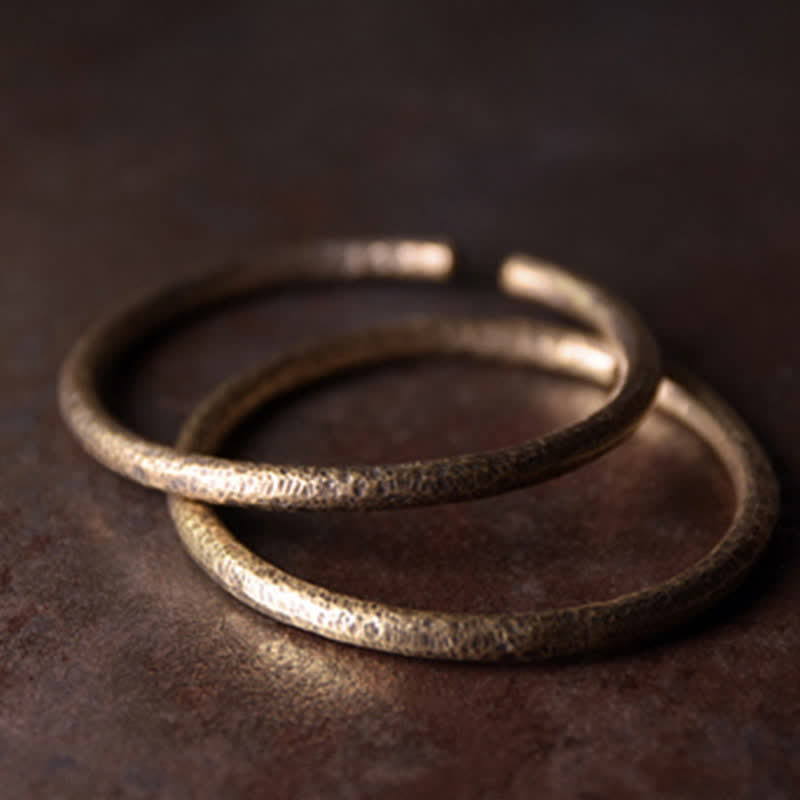 Rustic Design Copper Balance Adjustable Cuff Bracelet