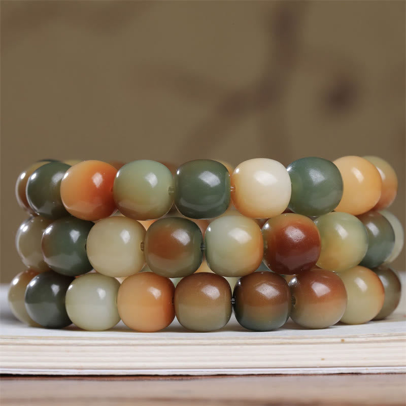 Colorful Bodhi Seed Peace Wisdom Bracelet
