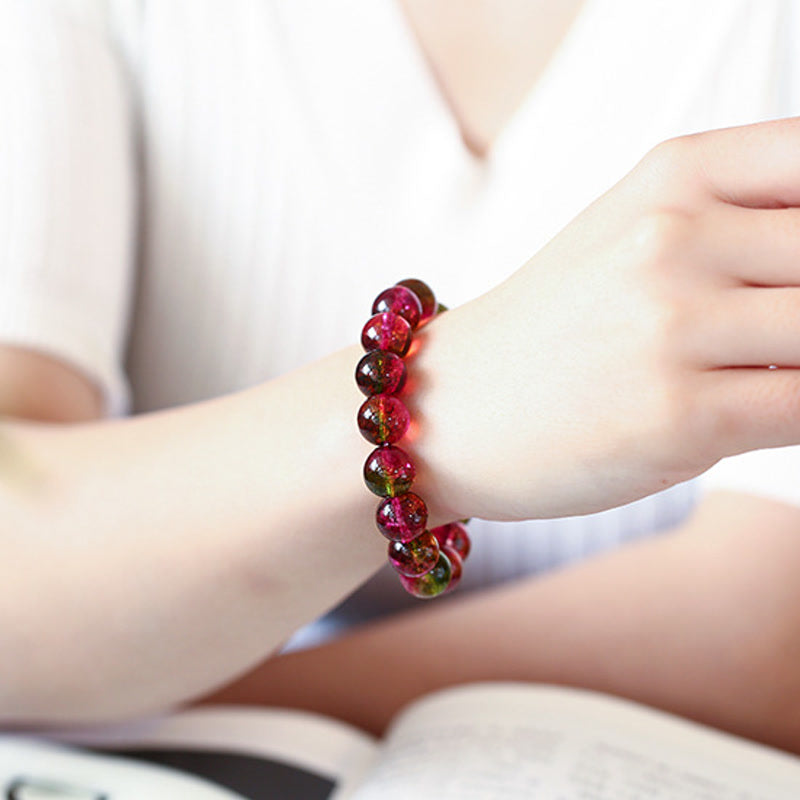 Natural Tourmaline Love Wisdom Bracelet